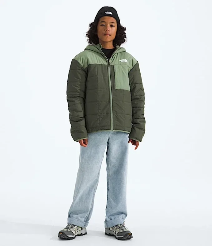 Wendbare Shasta-Jacke mit Kapuze und durchgehendem Reißverschluss für Jungen Wendbare Shasta-Jacke mit Kapuze und durchgehendem Reißverschluss für Jungen