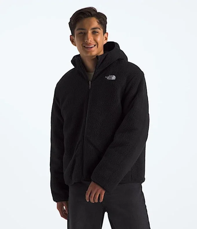 Wendbare Shasta-Jacke mit Kapuze und durchgehendem Reißverschluss für Jungen Wendbare Shasta-Jacke mit Kapuze und durchgehendem Reißverschluss für Jungen