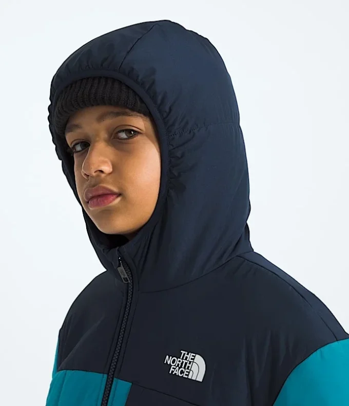 Wendbare Shasta-Jacke mit Kapuze und durchgehendem Reißverschluss für Jungen Wendbare Shasta-Jacke mit Kapuze und durchgehendem Reißverschluss für Jungen