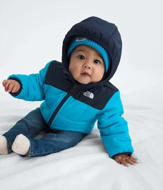 Wendbare Shasta-Kapuzenjacke mit durchgehendem Reißverschluss für Baby-Jungen Wendbare Shasta-Kapuzenjacke mit durchgehendem Reißverschluss für Baby-Jungen
