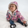 Wendbare Shasta-Kapuzenjacke mit durchgehendem Reißverschluss für Babys – Print Wendbare Shasta-Kapuzenjacke mit durchgehendem Reißverschluss für Babys – Print