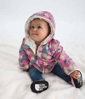 Wendbare Shasta-Kapuzenjacke mit durchgehendem Reißverschluss für Babys – Print Wendbare Shasta-Kapuzenjacke mit durchgehendem Reißverschluss für Babys – Print