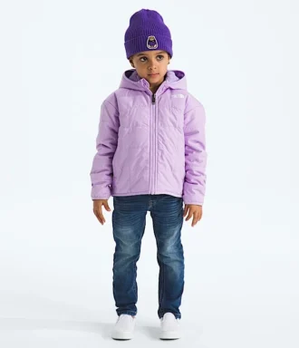 Wendbare Shasta-Kapuzenjacke mit durchgehendem Reißverschluss für Mädchen Wendbare Shasta-Kapuzenjacke mit durchgehendem Reißverschluss für Mädchen