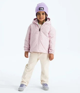 Wendbare Shasta-Kapuzenjacke mit durchgehendem Reißverschluss für Mädchen Wendbare Shasta-Kapuzenjacke mit durchgehendem Reißverschluss für Mädchen
