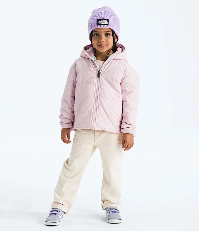 Wendbare Shasta-Kapuzenjacke mit durchgehendem Reißverschluss für Mädchen Wendbare Shasta-Kapuzenjacke mit durchgehendem Reißverschluss für Mädchen