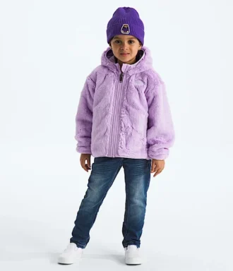Wendbare Shasta-Kapuzenjacke mit durchgehendem Reißverschluss für Mädchen Wendbare Shasta-Kapuzenjacke mit durchgehendem Reißverschluss für Mädchen