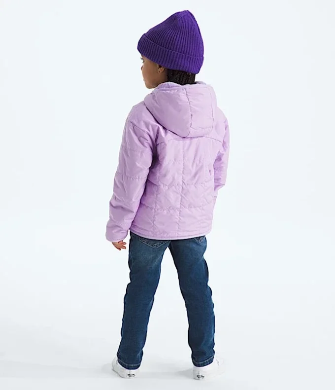 Wendbare Shasta-Kapuzenjacke mit durchgehendem Reißverschluss für Mädchen Wendbare Shasta-Kapuzenjacke mit durchgehendem Reißverschluss für Mädchen