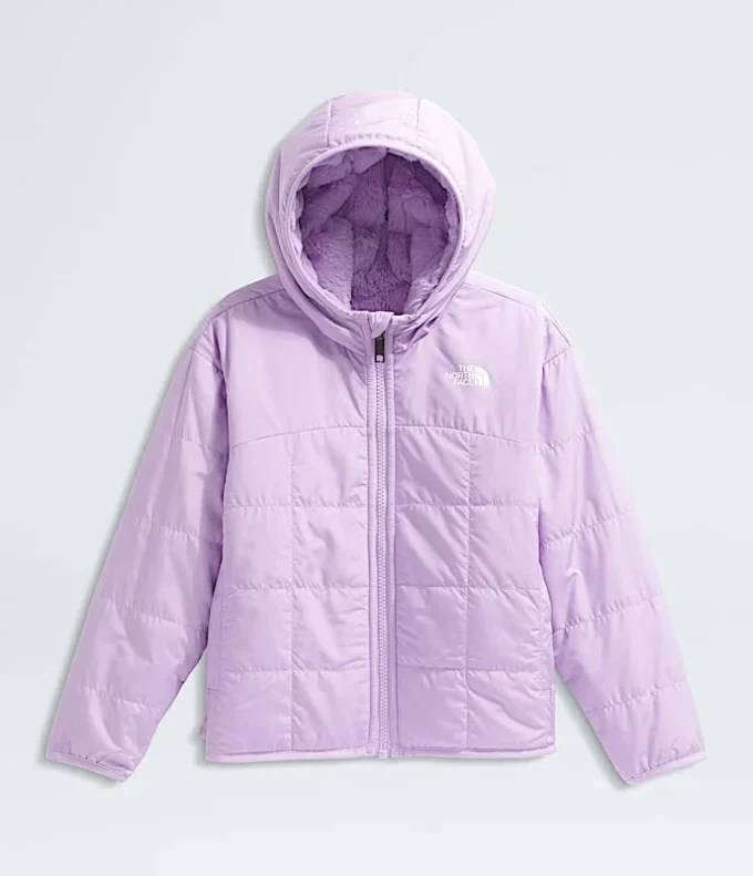 Wendbare Shasta-Kapuzenjacke mit durchgehendem Reißverschluss für Mädchen Wendbare Shasta-Kapuzenjacke mit durchgehendem Reißverschluss für Mädchen