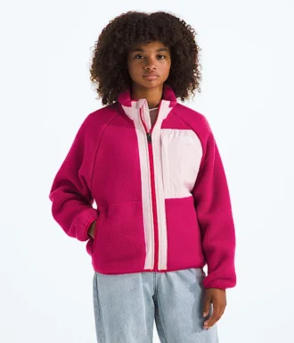 Yumiori-Jacke mit durchgehendem Reißverschluss für Mädchen
